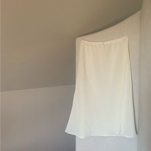 100% silk semi sheer flare skirt